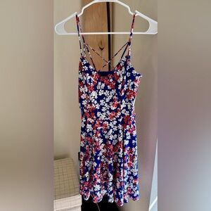 The General Good Fit and Flare Blue Floral Dress